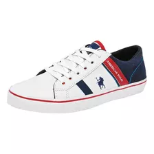 Tenis American Polo Blanco Apv08bc A1