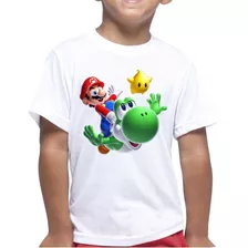 Playera De Mario Bros Y Yoshi