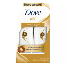 Kit Dove Óleo Nutrição - Shampoo 400ml + Condicionador 200ml