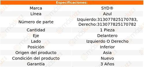 (1) Horquilla Delantera Izq O Der Inf Xl-7 07/09 Lnea Azul Foto 3