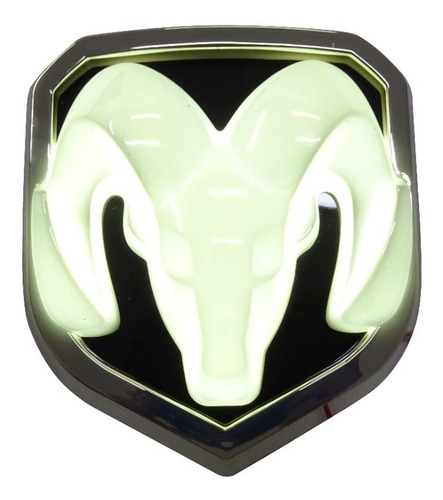 Logo Emblema Led Cromado Mscara Dodge Ram 2013-2018  Foto 5