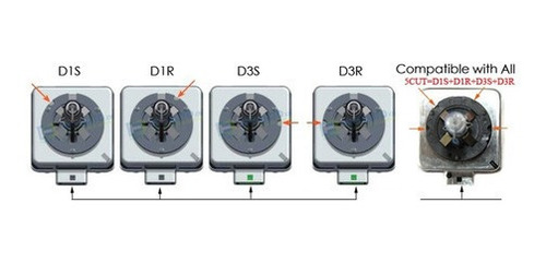 Pieza Foco Xenn Brilliantek D1s D1r 4300k Audi Bmw Mercede Foto 6