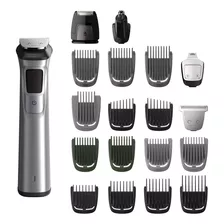 Máquina Afeitadora Y Cortadora De Pelo Philips Multigroom 7000 Mg7790 Plata 100v/240v