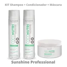 Kit Sunshine Professional Coco Nutri Home Care 3 Itens