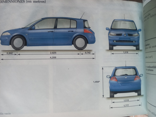 2 Manuales Propietario Renault Megane 2003 Y 2004 Foto 5