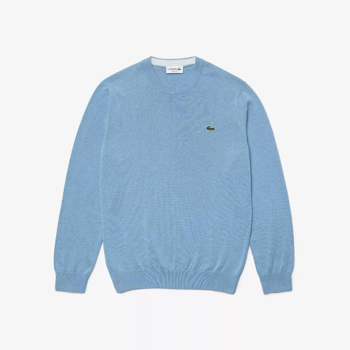 Sweater Lacoste 9327drw Algodón Orgánico Azul Para Hombre