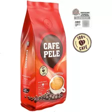 Café Pelé Pouch Espresso Superior Puro Torrado Em Grãos 1kg