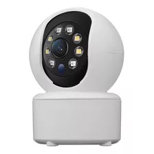 Camara De Seguridad Wifi 3mp Domo 360° Visión Nocturna Ds Color Blanco