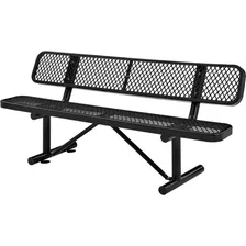 Global Industrial 6'l Expanded Metal Mesh Flat Bench