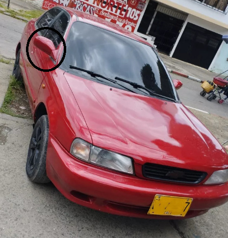 Espejo Chevrolet Esteem Negro Manual 1996 - 2004 Foto 3