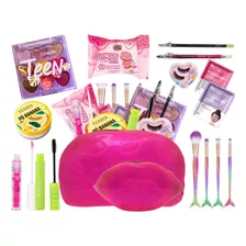 Combo Kit Maquiagem Completo Para Adolescentes Meninas Teen 