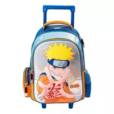 Mochila Con Ruedas Escolar Naruto Sello