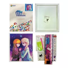 Pintura Diamante Diy 5d - Anna Y Elsa Frozen 2063