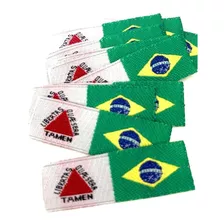 10 Bandeiras Minas Gerais/brasil 1,5cmx4,5cm Termocolante 