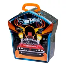 Hot Wheels Porta Autitos Metálico X36 Valija Guardar Autos