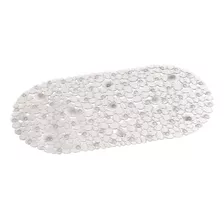 Alfombra De Baño Pvc Antideslizante Oval Stone Calidad