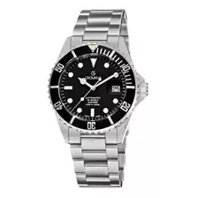 1571.2137 Diver Diver Negro Grovana Hombres Dial De Reloj De