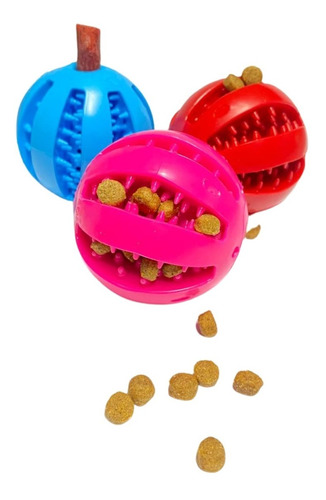 Bolinha Brinquedo Interativo Para Caes Ração Anti Stress