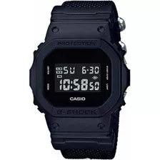 Relógio Casio G-shock Dw-5600bbn-1dr Pulseira Cordura