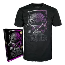 Funko Boxed Tee: Marvel - Black Panther Playera Extra Chica