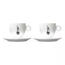 Jogo De 2 Xícaras Com Pires Para Cappuccino Bialetti 210ml