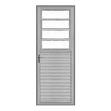 Porta Basculante Alumínio Brilh. 210x080 Vidro Boreal Oferta