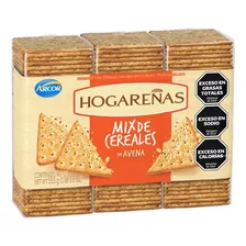 Galletitas Hogareñas Mix Cereales Tripack 555g