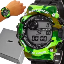 Relógio Masculino Digital Speedo Esportivo 1 Ano De