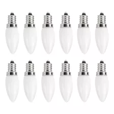 Foco Led Base E12 Ca 230v 1.5w Para Candelabro 10 Uds.