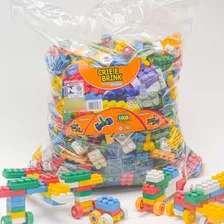 Blocos De Montar 1000 Peças Brinquedo Educativo + 3 Anos