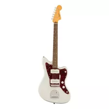 Guitarra Eléctrica Squier By Fender Classic Vibe '60s Jazzmaster De Álamo Olympic White Brillante Con Diapasón De Laurel Indio