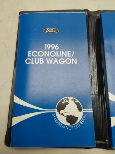 1996 Ford Econoline Club Wagon Owners Manual Maintenance Zzk Foto 3