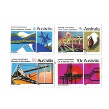 Australia 1970 Industria Producción Serie Mint Compl 416/19