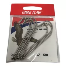 Anzuelos Eagle Claw 066n N5/0 Variada Rio X8u Pata Larga