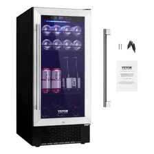 Mini Refrigerador Bar Puerta De Vidrio 98 Latas Frigobar 