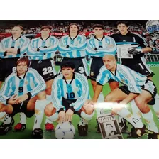 Poster Seleccion Argentina Francia 98