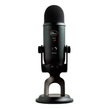 Microfono Blue Yeti Usb Stream Cardioid /omni/bi Led Black