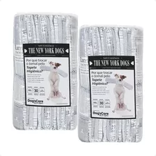 2 Tapete Higiênico Dog's Care The New York Dogs 55x60 30 Un