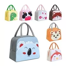 Lancheira Infantil Animais Bichos Lanche Bolsa Térmica 