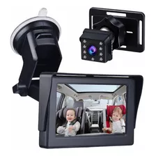 Camara De Coche Para Bebe Rotacion 360 Para Asiento Trasero