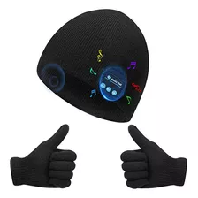 Gorra For Audífonos Inalámbricos Bluetooth+guantes Táctil