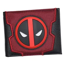 Billetera Marvel Deadpool Logo Con Relieve