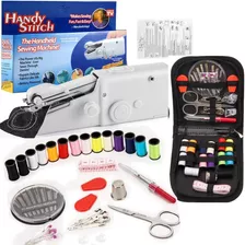  Máquina De Coser De Mano, Inalámbrica Con Kit Hilos Costura