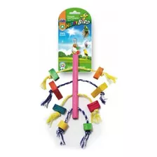 Brinq Papagaio Boneco De Madeira - Happy Birds