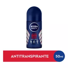 Desodorante Antitranspirante Men Roll On Active Dry Impact 50ml Nivea