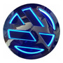 Volkswagen Led Logo 3d Azul Claro Vw Volkswagen 