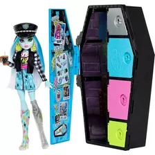 Boneca Monster High Frankie Stein Armario Skulltimate Secret