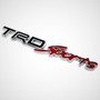 Trd Adhesivos (4 Pieza) Para Manillas Blancos Y Negros  Toyota Sequoia
