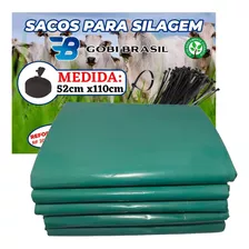 Saco Para Silagem Pacote Com 50 Un. + 50 Abraçadeiras Grátis