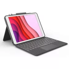 Funda Con Teclado Logitech, P / iPad 7, 8 Y 9 Generación